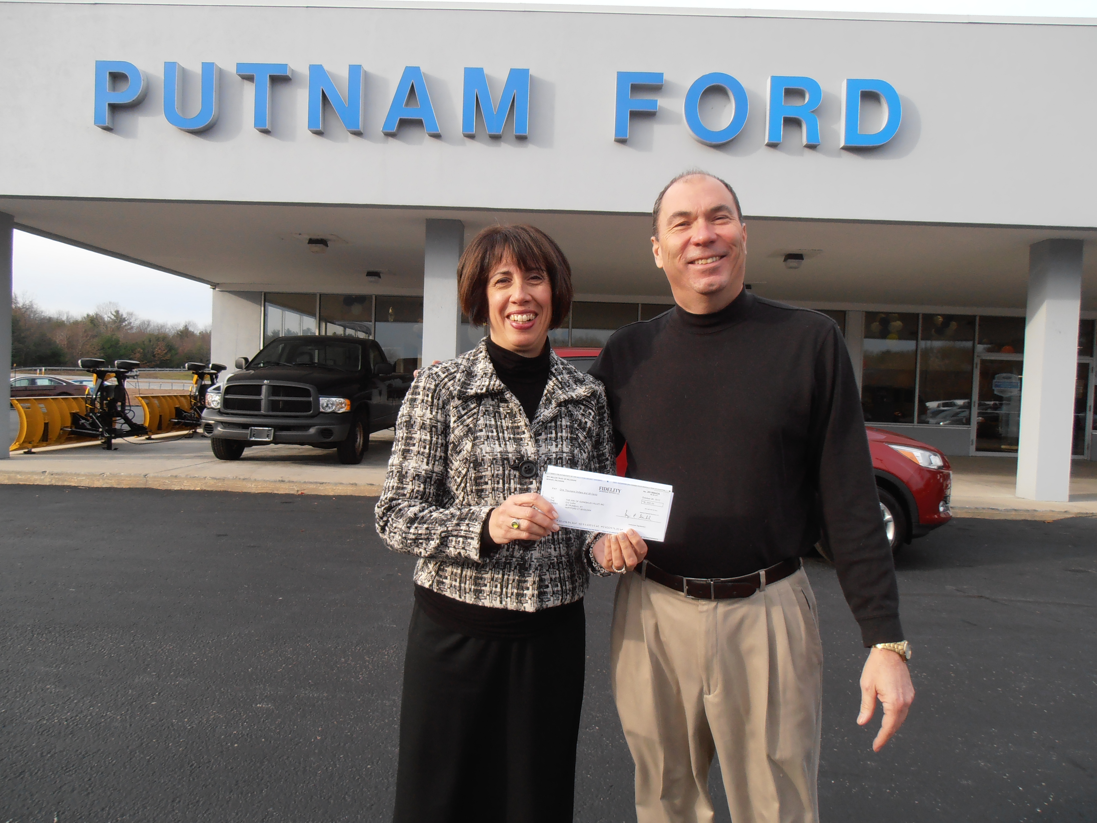 Putnam Ford The Arc Quinebaug Valley donation